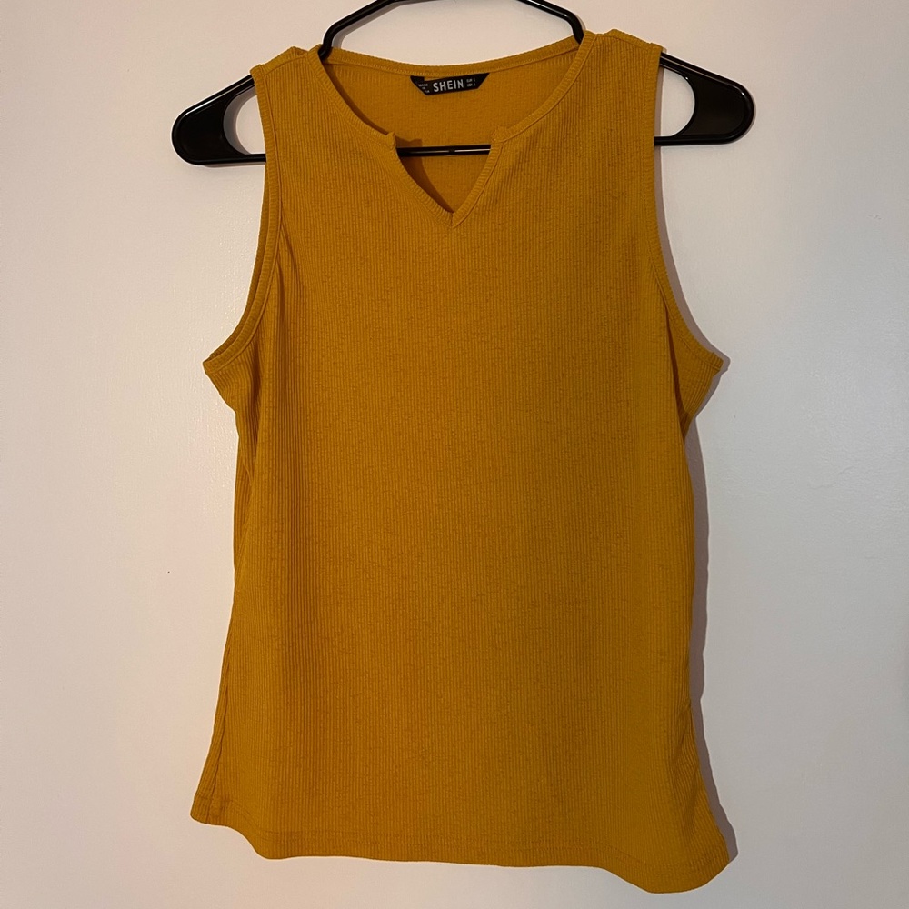 SHEIN tank top. Large. Yellow